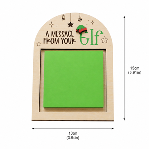 Custom Wooden Elf <b>Message</b> <b>Board</b> Christmas Countdown Note Display Kids Holiday Decoration Home Party Ornament - Product Image 5