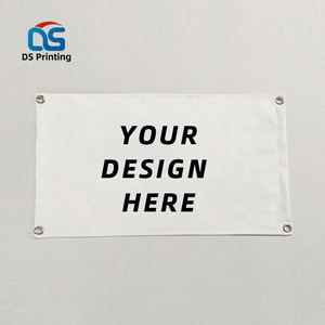 Nhà máy nóng bán tùy chỉnh trống vải tấm Thảm phòng trẻ em tường biểu ngữ cờ đồng bằng Cờ biểu ngữ vải - Product Image 5