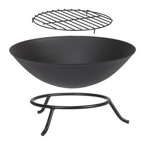 Nouveau en 2025 Mini foyer de camping ou bol à feu Bois de chauffage rond en acier Patio extérieur Foyer - Product Image 1