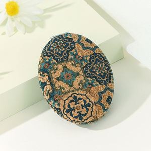 Eco Friendly Soft Wooden Cover <b>Small</b> Pocket Cosmetic Makeup Compact Portable Mirror Vantage Gift Mirror - Product Image 6