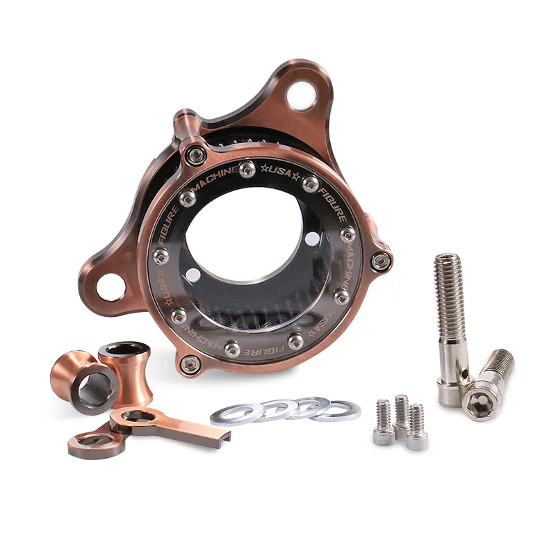 Бронзовый воздухозаборный фильтр для мотоцикла, система очистки воздуха для Harley 883 XL1200