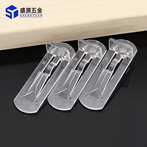 Shengyuan Plastic Shelf Clip Bracket Transparent Round Head Easy Installation Furniture Cabinet Support - Product Image 3