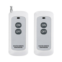 Transmitter Nirkabel RF Jarak Jauh 500-1000M DC12V 433MHz untuk Motor Pintu Garasi Kontrol Lampu Bawah Air Maju/Mundur