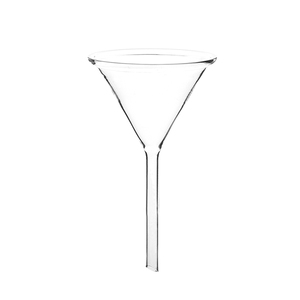 Entonnoir triangulaire en verre borosilicate haute résistance Degao avec long col pour un transfert et une filtration sécurisés des liquides dans les laboratoires de chimie - Product Image 5