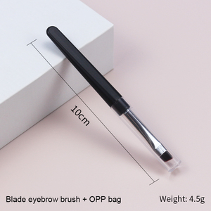 Brosse à cils incurvée de haute qualité en gros, brosse à <span class=keywords><strong>l</strong></span>èvres mini avec capuchon, applicateur de mascara, brosse à cils avec capuchon - Product Image 6