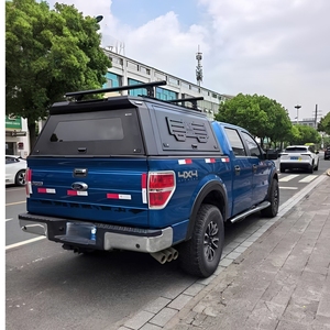 Couverture de benne de camionnette en aluminium OEM, hardtop personnalisé, coque de camping imperméable, protection de cargaison arrière pour Tacoma F150 <span class=keywords><strong>Sierra</strong></span> - Product Image 1