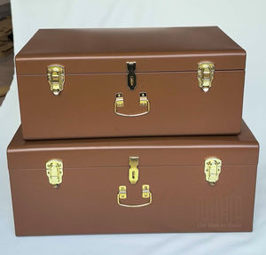 Et of 3色収納金属製トランク化粧品家庭用トランク工場 - Product Image 5