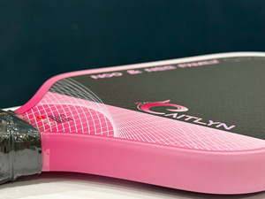 Raquette de pickleball allongée EAVX Premium, face en fibre de carbone 3K, noyau en nid d'abeille de 16 mm, construction légère et équilibrée de 4e génération, OEM - Product Image 3