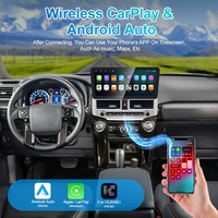 Écran tactile Android NaviHua pour Toyota 4Runner 2009-2022 Lecteur multimédia Stéréo GPS Navigation CarPlay sans fil Autoradio