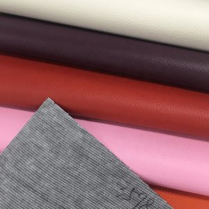 Eco Leder kratz feste mehrfarbig geprägte Vinyl gewebe <span class=keywords><strong>PVC</strong></span> künstliche synthetische Polster Leder rolle für Kleidung - Product Image 6