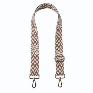 Jolie <span class=keywords><strong>sangle</strong></span> de sac en <span class=keywords><strong>tapisserie</strong></span> brodée de 3.8cm, bandoulière ou bandoulière réglable avec matériel noir or/argent/pistolet - Product Image 6