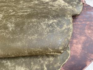 Özel renk 2-2.5mm nubuk Vintage buzlu sebze tabaklanmış inek derisi hakiki deri kumaş, deri gizlemek hakiki deri - Product Image 5