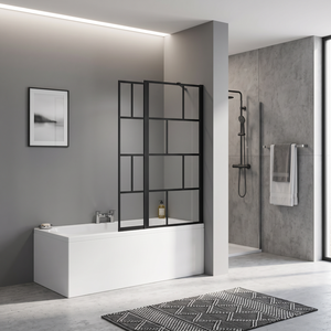 Barre de support télescopique multi-tailles sur mesure pour porte de <span class=keywords><strong>baignoire</strong></span>, écran de bain en verre, installation murale inégale - Product Image 1