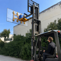 Ventouse de levage électrique compacte pour chariot élévateur, capacité 300kg, 600kg à 1200kg, pour manutention de verre