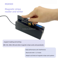 Lecteur de cartes à bande magnétique 3 pistes, encodeur d'écriture de livrets bancaires HiCo LoCo 300-4000 OE ISO7811 USB, machine à cartes MSR MSR909