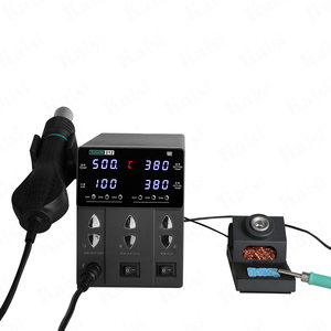 Sugon-212 2 en 1 Station de soudage 760W <span class=keywords><strong>T12</strong></span> poignée fer à souder pistolet à air chaud soudage LCD affichage numérique pour réparation BGA - Product Image 2