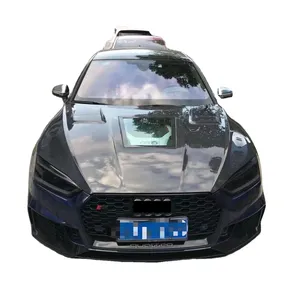Carbon fiber cover for Audi B9 A5 S5 Carbon fiber material A5 S5 carbon fiber transparent hood engine hatch