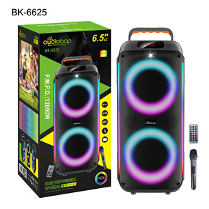 Oudiobop <span class=keywords><strong>Enceinte</strong></span> de Fête Double 6,5 Pouces Sans Fil <span class=keywords><strong>Bluetooth</strong></span> Audio Spectacle Lumineux LED RGB 40W Appairage TWS Performance Scénique - Product Image 5