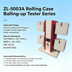 Máquina de Prueba de Resistencia al Pilling de Tejidos ASTM D3514 ASTM D3514M YG227 ISO 12945, Tipo Caja ICI, Prueba de Pilling Aleatorio - Product Image 3