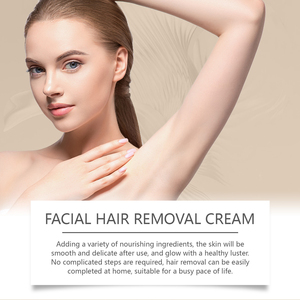 Crème dépilatoire à l'huile de coco sans douleur, marque privée, pour peaux sensibles, jambes, bras, aisselles, vente en gros, OEM - Product Image 4