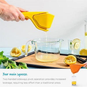 Exprimidor Manual de Plástico para Cítricos, Exprimidor de Naranjas Portátil, Exprimidor de Limones Reutilizable, Venta al por Mayor - Product Image 5