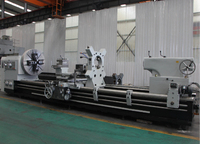 Tour horizontal manuel robuste CW61200L, machine de tournage haute stabilité pour la fabrication d'articles forgés de grand diamètre