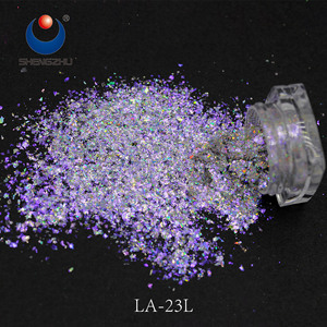 S heng Zhuมาใหม่g alaxy holo flakesใสกิ้งก่าดอกไม้ไฟflakesผงเพื่อความงามเล็บยาทาเล็บ - Product Image 6