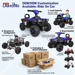 Prix bas, nouvelle arrivée, voiture tout-terrain 4x4 pour enfants 6V, <span class=keywords><strong>quad</strong></span> à 4 roues avec musique et éclairage LED - Product Image 5