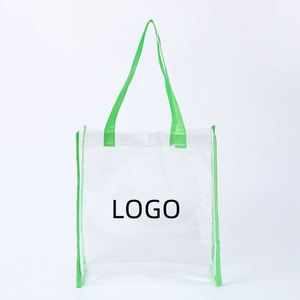 Advertising Promotional Personalized Customized <b>Vinyl</b> Transparent Sport Pvc Clear Stadium Approved Tote <b>Bags</b> - Product Image 2