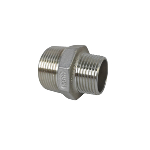 Cnjs 316 thép không gỉ ren Phụ Kiện đường ống <span class=keywords><strong>3</strong></span>/8 "1/2" <span class=keywords><strong>3</strong></span>/4 "11/4" <span class=keywords><strong>NPT</strong></span> hình lục giác đầy đủ chủ đề chạy núm vú" - Product Image 1