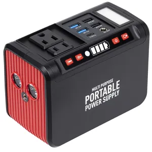 Ngân Hàng Điện Cầm Tay Kích Thước Nhỏ Portable Power Station 80W AC Ngân Hàng Điện 74Wh Ngoài Trời Máy Phát Điện