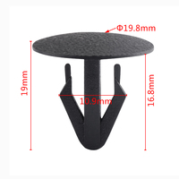 02592 Nouveaux clips et attaches pour carrosserie automobile à prix compétitif, clips en nylon à enfoncer pour voitures, rivets en plastique