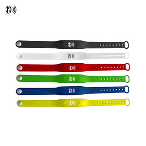 Personalizzare i braccialetti in gomma regolabili con 13.56mhz classico 1k 4k NFC - Product Image 1