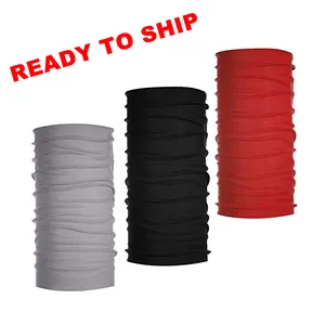 Bufandas de Cachemira de diseño clásico, bandana personalizada de color sólido, rojo, negro, blanco, tubo upf50, polaina de cuello sin costuras, disponible