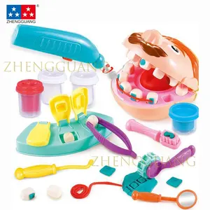 Zhengguang oyna Pretend oyuncak diş hekimi kontrol modeli Set tıbbi kiti rol oynamak simülasyon erken öğretici oyuncaklar doktor oyuncaklar