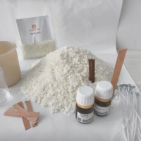 Flocons de cire de soja écologiques faits à la main à point de fusion élevé avec parfum personnalisé pour la fabrication de bougies – Vente en gros
