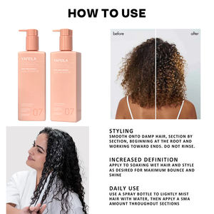 Échantillon gratuit Activateur de boucles naturelles Crème coiffante définissant les boucles personnalisée pour <span class=keywords><strong>cheveux</strong></span> bouclés Réparer, définir, hydrater et coiffer - Product Image 5