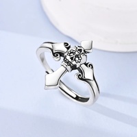 Bague ouverte MULA en argent sterling 925, couleur or, étoile rotative, aile, pour homme et femme, tendance, certifiée GDTC, cadeau de mode pour les jeunes, bijoux