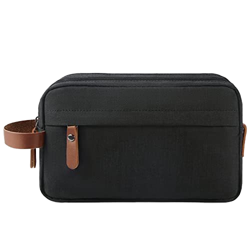 Double Large Capacity Portable Travel Makeup Bag Men's Toiletry Bag Solid Oxford Cloth Tote Bag for Easy Storage of Cosmetics