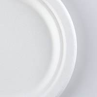 Boîte à lunch en papier de bagasse de canne à sucre jetable biodégradable de 6 pouces avec insert en bambou maintenant disponible sur le marché des EAU