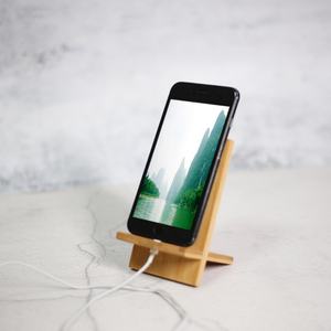 Soporte de Madera de Bambú para Teléfono Móvil, Soporte para Smartphone, Soporte para Tablet para Escritorio - Product Image 3