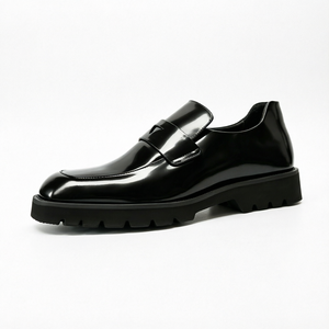 Chaussures Derby Formelles Décontractées pour Hommes en Cuir Véritable avec Semelle Intérieure Respirante et Bout Carré à Lacets – Idéales pour le Bureau – Collection Automne - Product Image 1