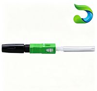 Konektor Sambungan Fusion SC/APC, Konektor Optik Serat Mode Tunggal Pra-Terpasang, Konektor Optik Perakitan Lapangan FTTH