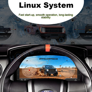 Công cụ xe cụm LCD kỹ thuật số Bảng điều khiển hiển thị cho FORD F150 2009-2014 cụ cụm Linux hệ thống xe tốc độ mét - Product Image 4