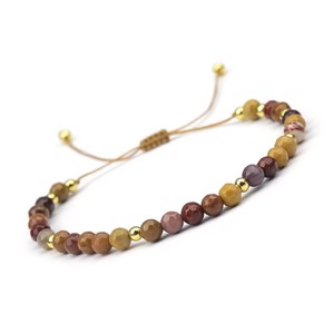 Braccialetti Regolabili Unisex con Sfere Classiche da 4mm in Pietra Naturale: Lapislazzuli, <span class=keywords><strong>Ametista</strong></span>, <span class=keywords><strong>Occhio</strong></span> <span class=keywords><strong>di</strong></span> <span class=keywords><strong>Tigre</strong></span> ed Ematite, Gioielli per Regali Quotidiani - Product Image 2