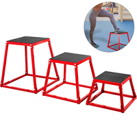 Plataforma Pliométrica para Ejercicios de Fitness - Caja de Salto de 12/18/24 Pulgadas para Entrenamiento Pliométrico