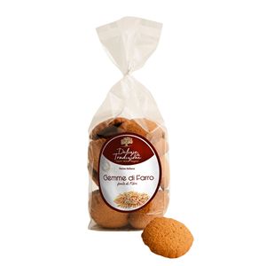 Delizie Tradizionali: Biscotti Dolci Fermentati Gem Drop di Farro 300g X 10 Pezzi, Biscotti Classici a Basso Contenuto di Grassi, Consistenza Semi-Dura, Pronti da Mangiare - Product Image 1