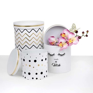 Customized Wedding Decoration <b>Party</b> Supplies Gift Packaging Large Cylinder Luxury Paper Flower <b>Box</b> Guests Valentine's Day Roses - Product Image 4