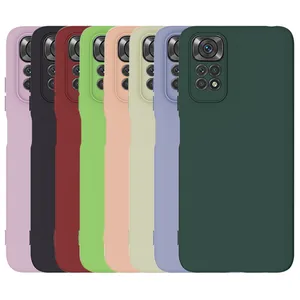 Capinha de celular de silicone tpu macio, capinha para celulares redmi note 11pro 5g, luxo, 2022