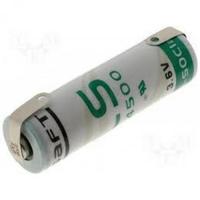 Baterai Cair Saft GIDI-0084A 14500 AA 3.6V 2.6Ah dengan Katoda LiCoO2 Berbentuk Serpihan untuk Elektronik Konsumen Italia